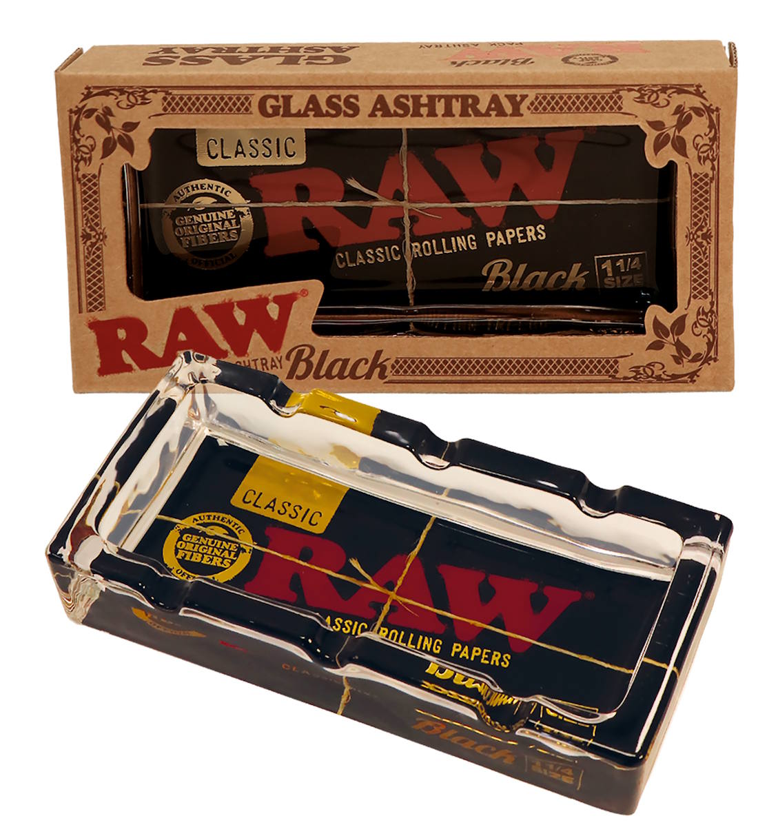 Raw Black Pack Ash Tray