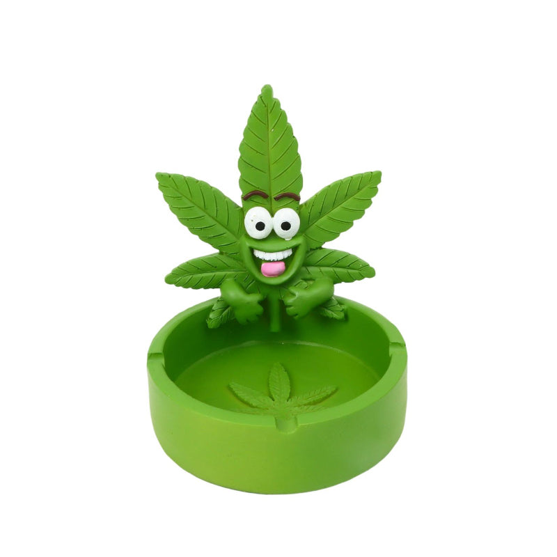 Resin Leaf Character Durable Decorative Resin Ashtray