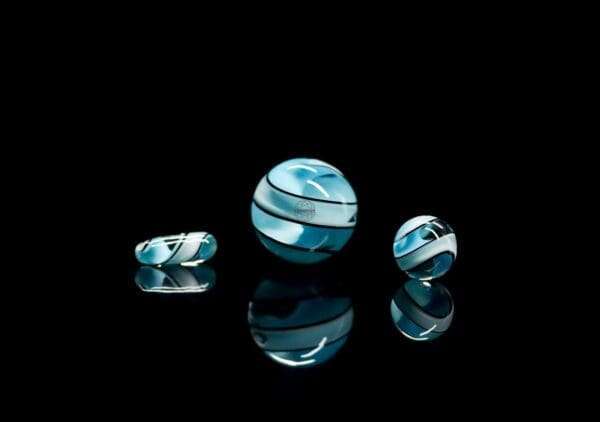 Terporium Twisted Cane Terp Slurper Set Aqua