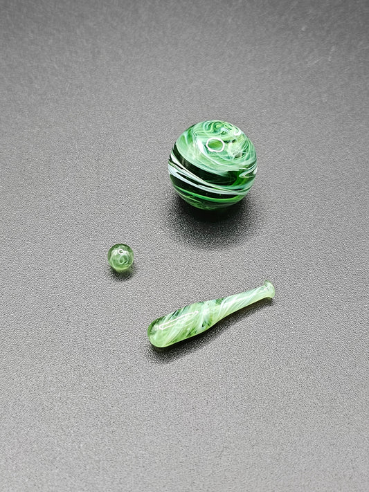 Terporium Green Baseball Terp Slurper Set