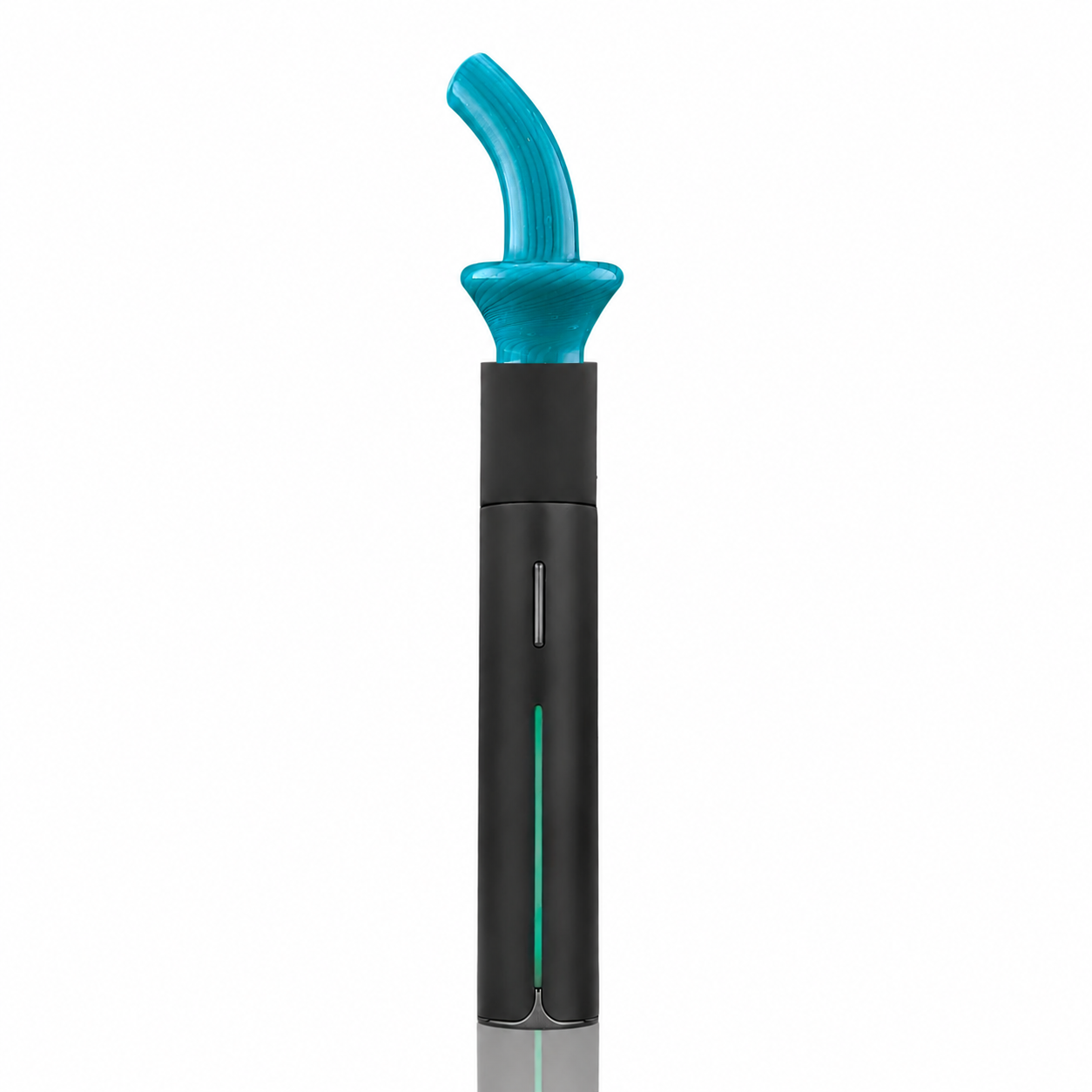 Shredder Puffco Pivot Mouthpiece by Iridescent Glass Tiffany Blue