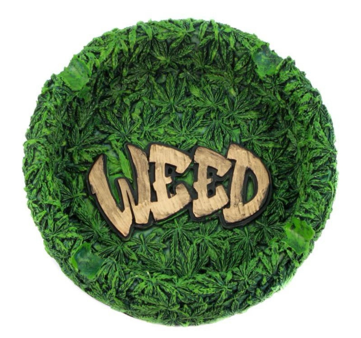 Amsterdam Resin Round Green Ashtray