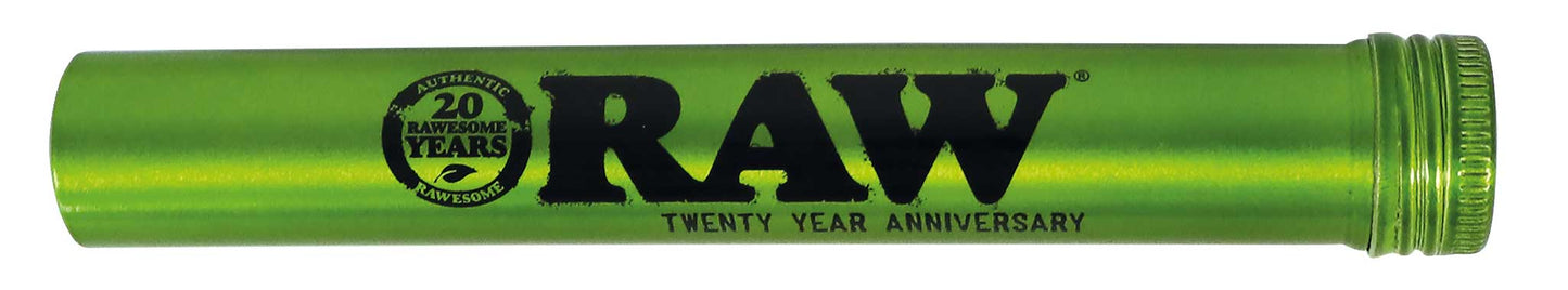 Raw Emerald Green Aluminium Doob Tube 15mm x 116mm