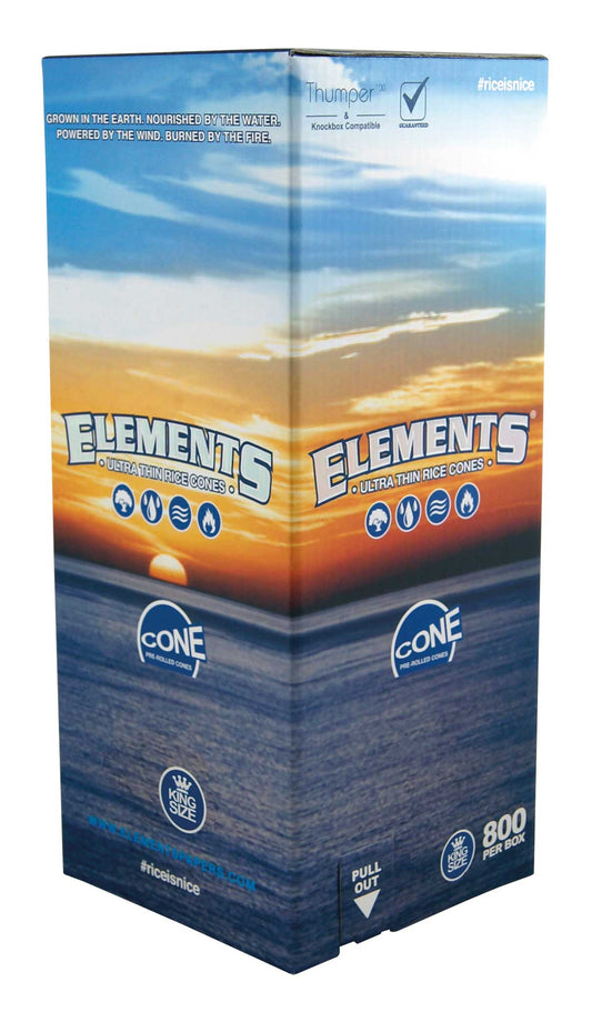 Elements King Size Cones 800 Box