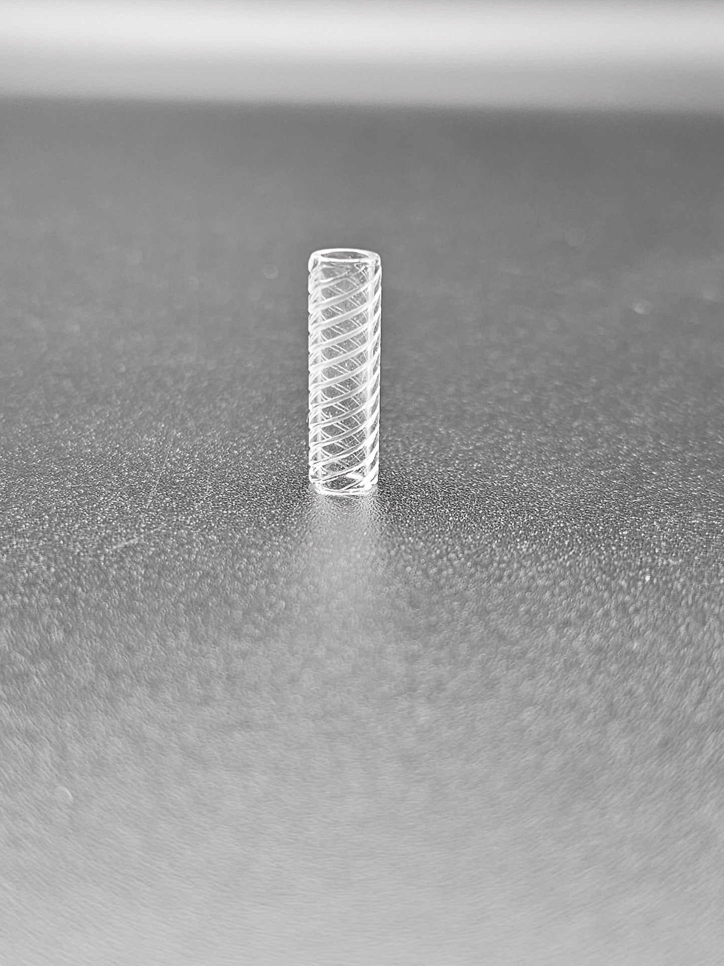 Hollow Spiral Quartz Pillar 8mm x 20mm x 6mm