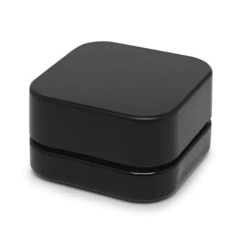 Square 5ml Black Glass Extract Jars