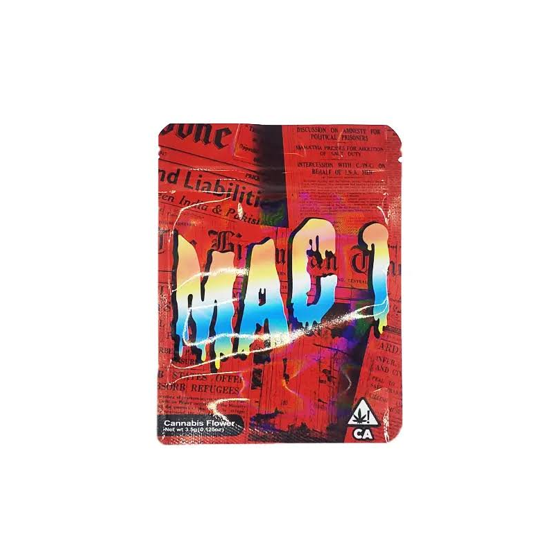 3.5 MAC 1 Mylar Bags x 50 Pack