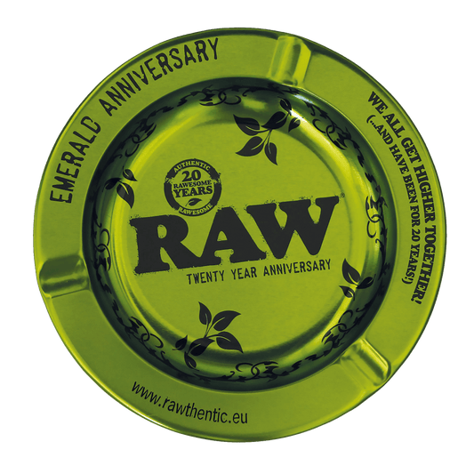 Raw 20th Anniversary Emerald Green Ashtray