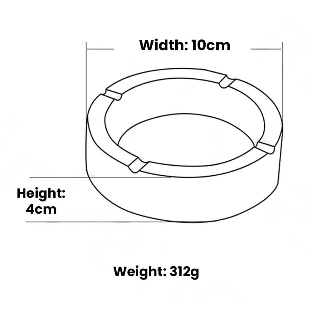 Best Buds Large Glass Ashtrays Gorilla Glue