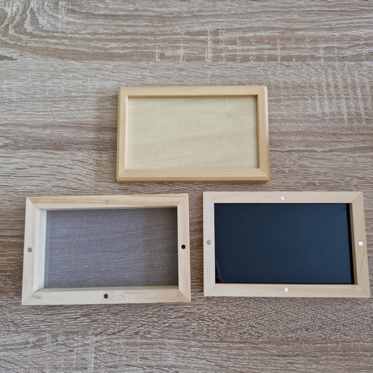 Wooden Sifter Box with mesh screen