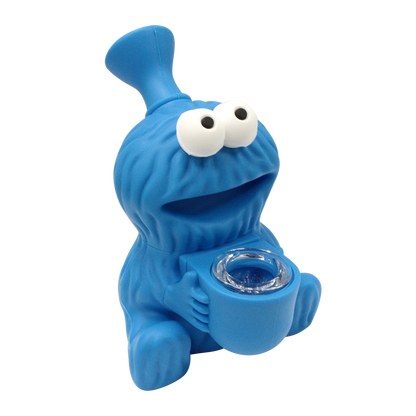 Cookie Monster Silicone Bong