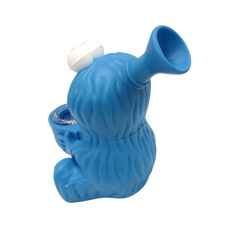 Cookie Monster Silicone Bong