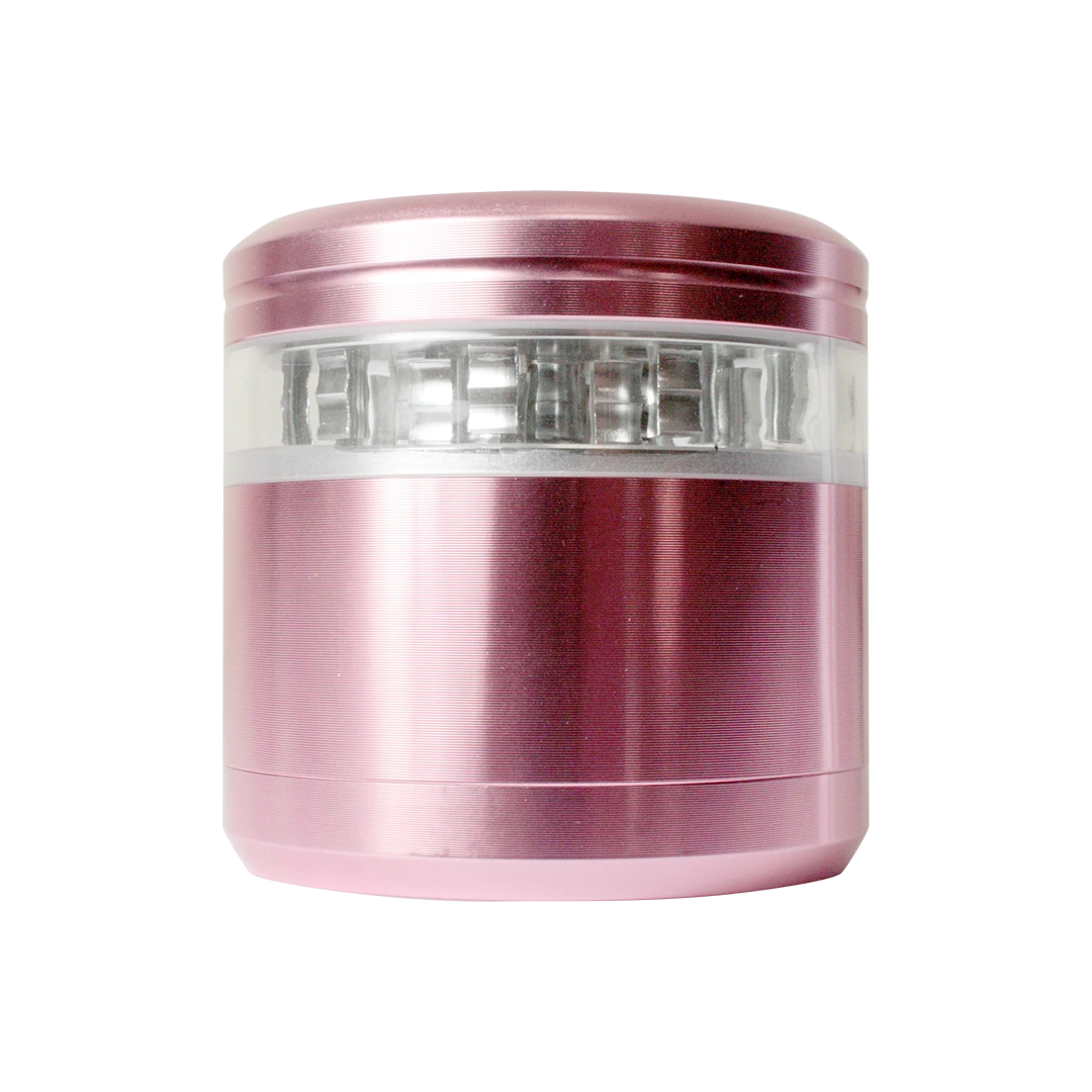 4 Part Clear Cut Pink Grinder – 63mm Astronaut