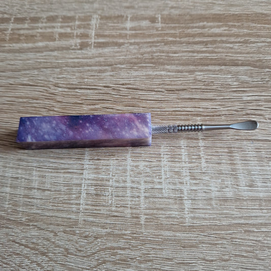 Purple Handle Resin Dab Tool