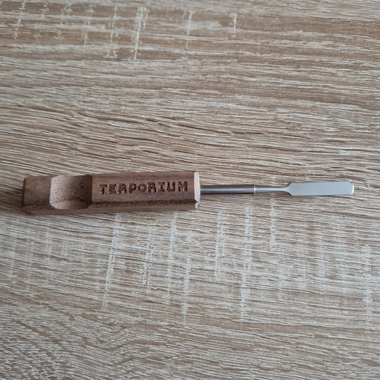 Dab Tool With Wooden Chesnut Handle