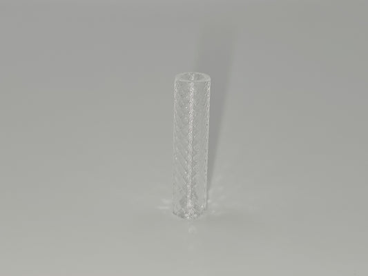 Checkerboard Etched Quartz Pillar 6mm x 25mm x 4mm