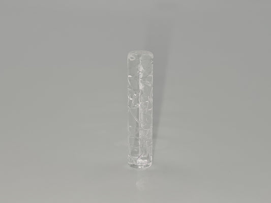 Solid Murakami Etched Quartz Pillar 6mm x 28mm