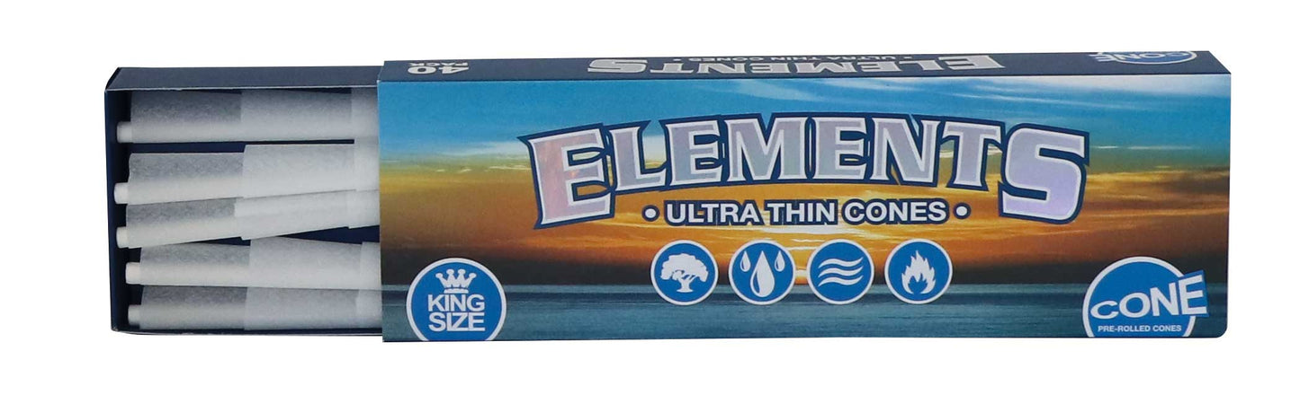 Elements Prerolled Cones King Size 40 Pack