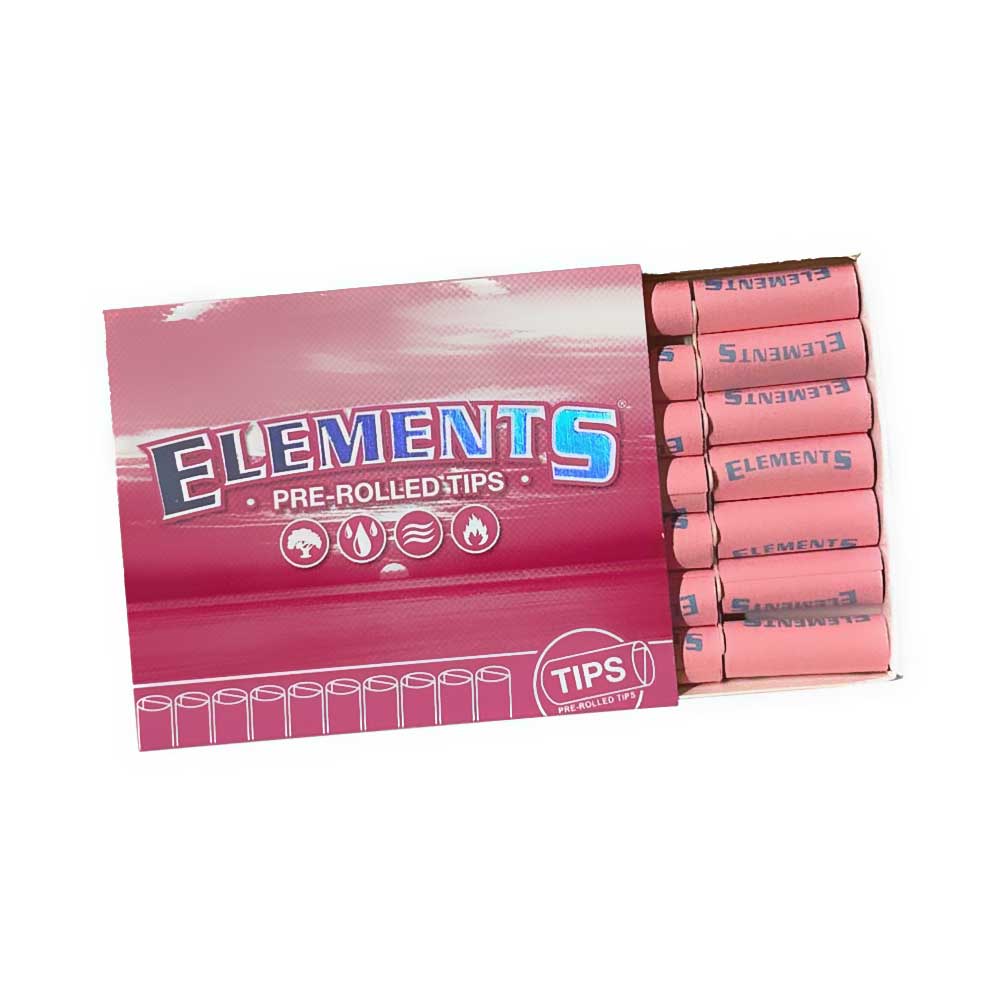 Pink Elements Pre Rolled Tips