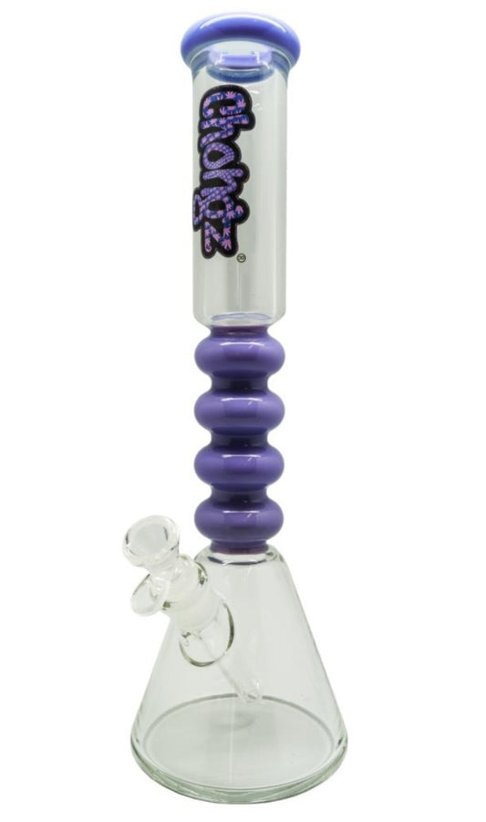 Chongz Glass 40cm "Envy Breeds Desire" Milk Purple