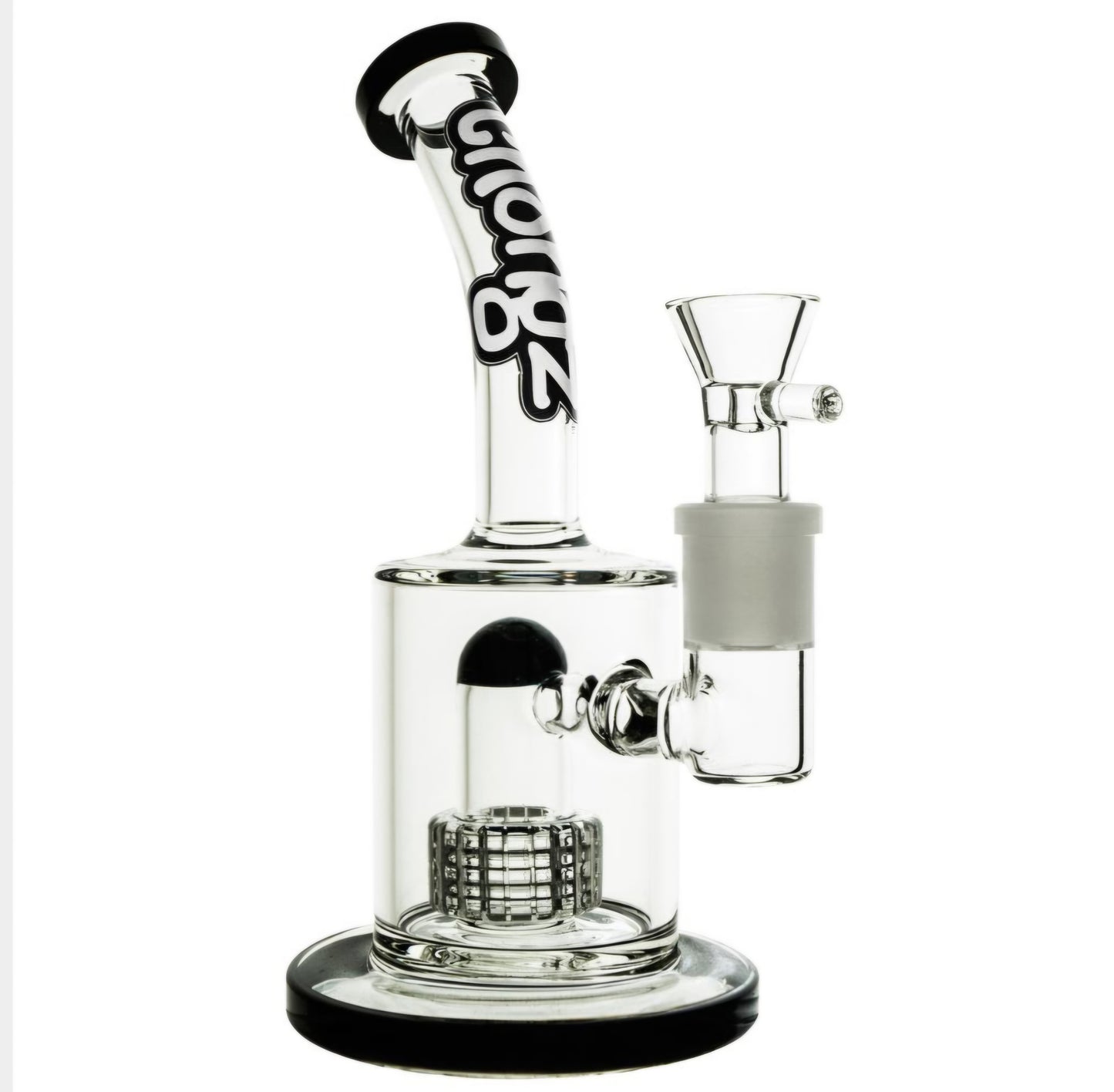 Chongz Glass 23cm “Turbo” Black Accent Waterpipe