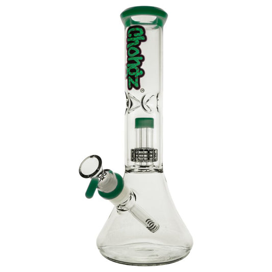 Chongz Glass “Bandit” 27.5cm Jade Green Waterpipe