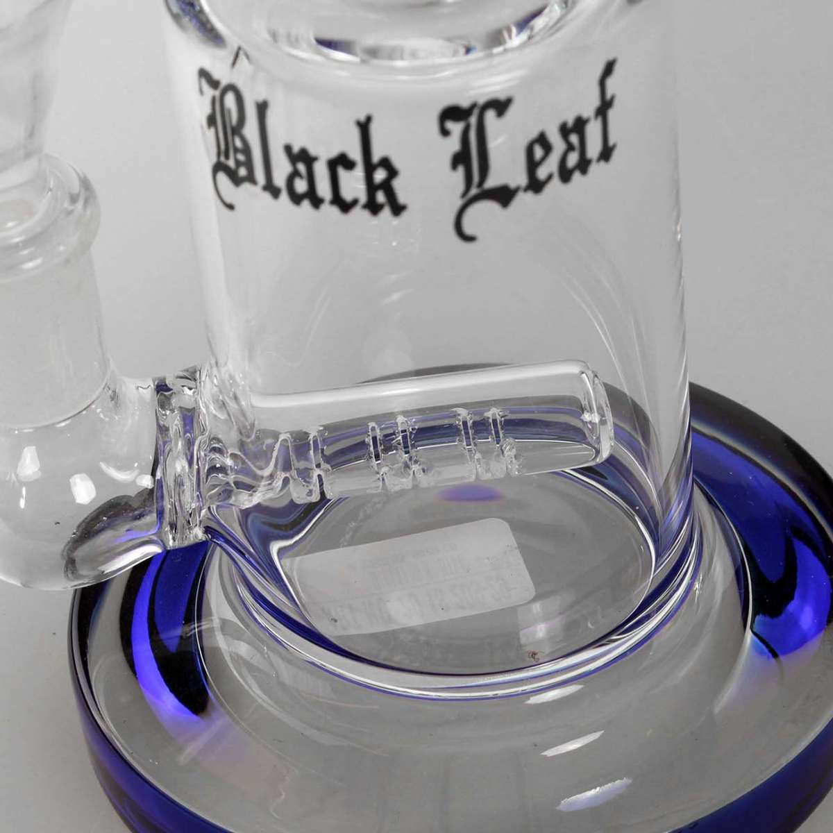 Black Leaf Bubbler with Inline Slit Diffuser Black 14mm