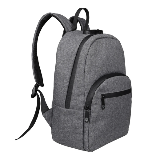Smell Proof Backpack With Lock Grey - 34x25x12cm