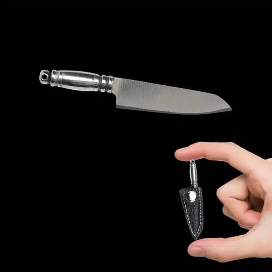 Mini Chef Knife Dab Tool Silver