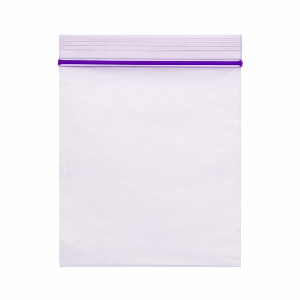 4cm x 4cm Zippy Bags Purple