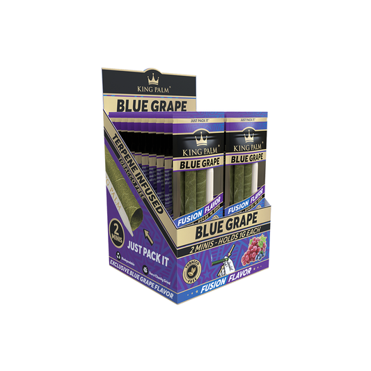 King Palm 2 Mini Rolls Blue Grape