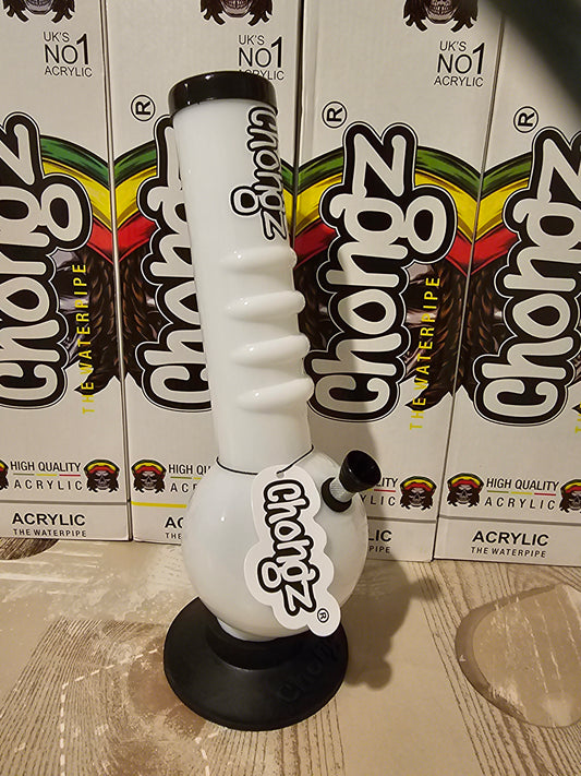Chongz Prince Jailbait 30cm Acrylic Bong White