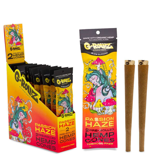 G-Rollz Passion Haze Pre Rolled Hemp Cones 2 Pack