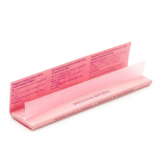 G-Rollz Lightly Dyed Pink King Size Slim Rolling Papers