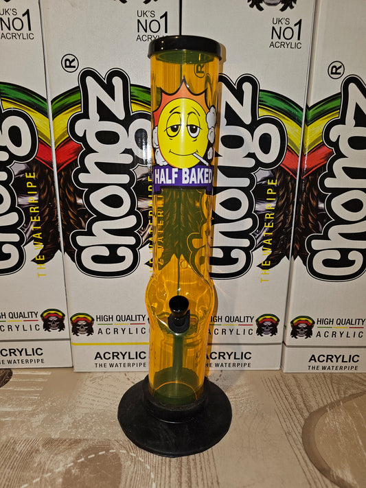 Half Baked 30cm Acrylic Bong Orange