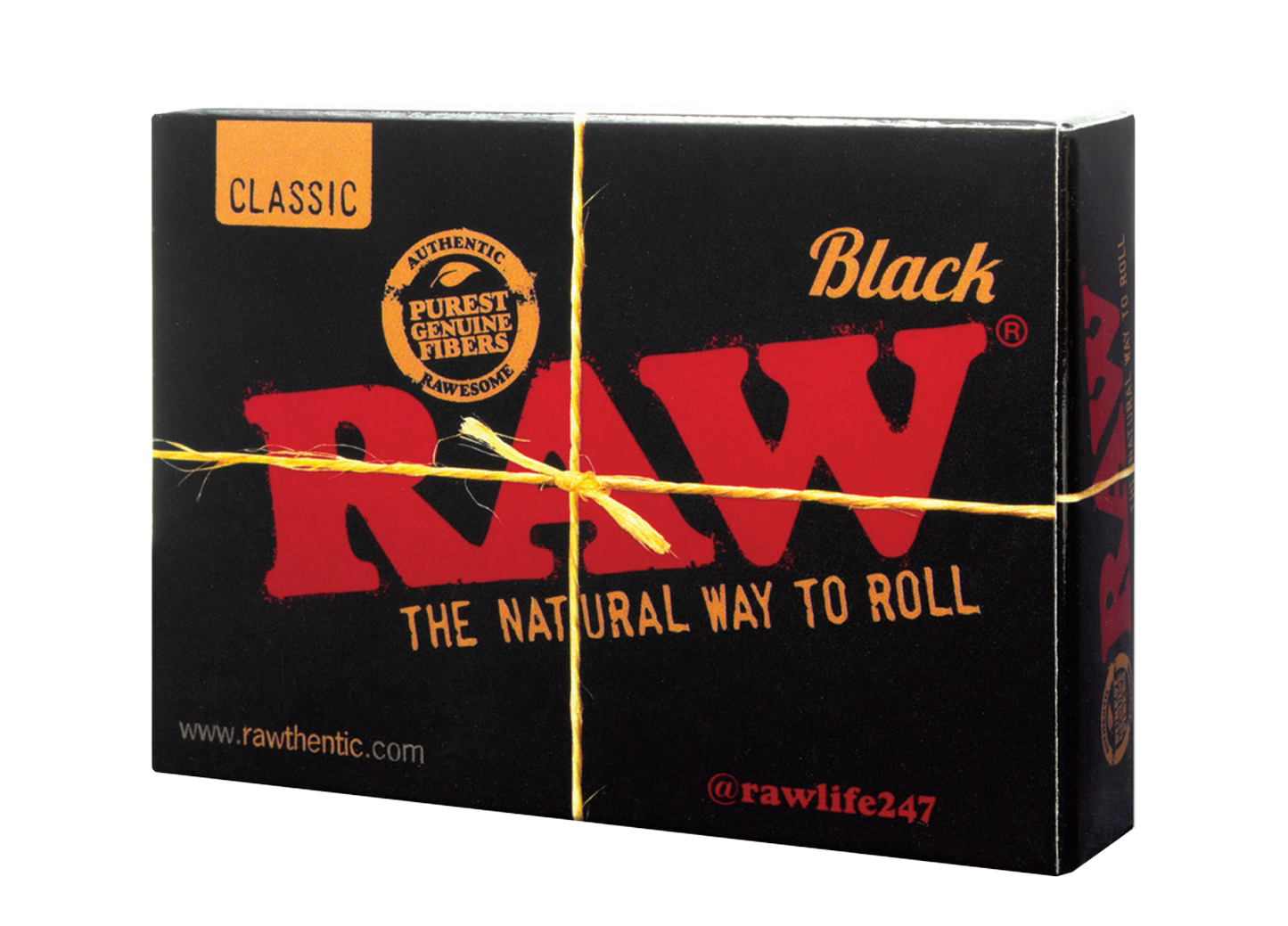 Raw Black Playing Cards