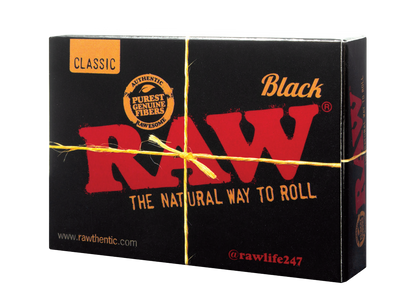 Raw Black Playing Cards