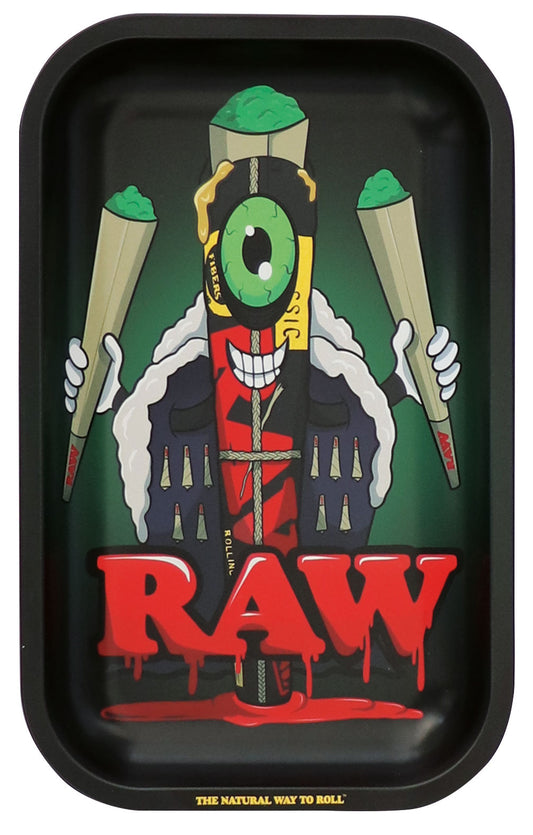 Raw Black Cone Monster Rolling Tray Medium