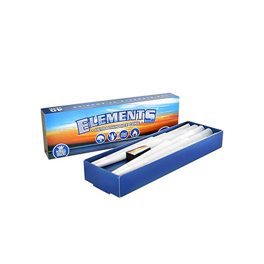Elements Ultra Thin Rice King Size Cones 40 Per Pack
