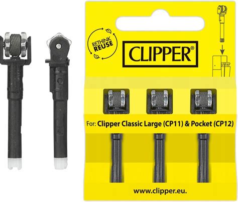 CLIPPER Flint System with Child Safety Lock x 3