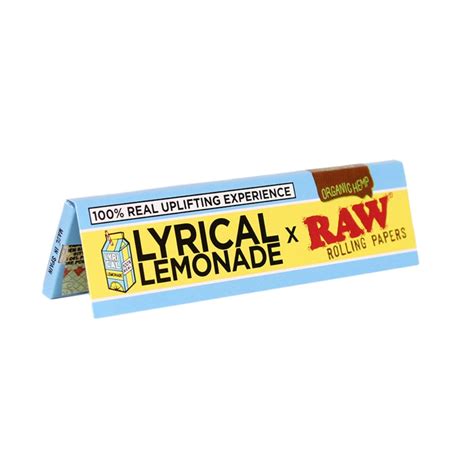 USA Exclusive RAW Lyrical Lemonade Flavor Rolling Papers