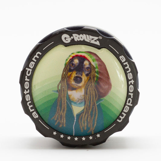 G-Rollz Pets Rock 'Reggae' 4part Grinder - 53mm