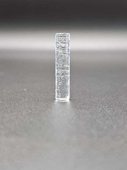 Seed Of Life Quartz Pillar 6mm x 28mm