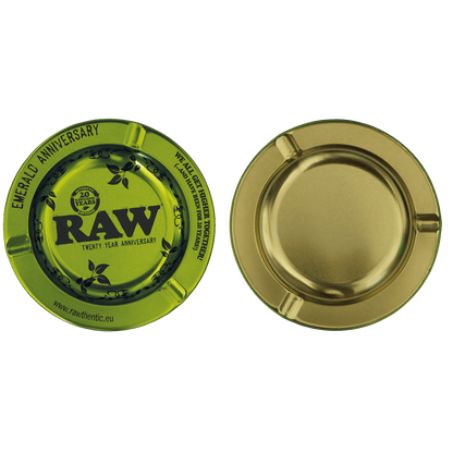 Raw 20th Anniversary Emerald Green Ashtray