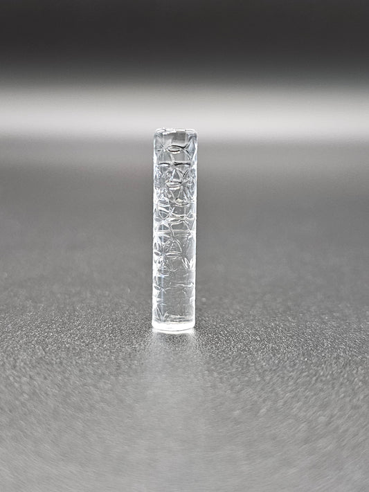 Seed Of Life Quartz Pillar 6mm x 28mm