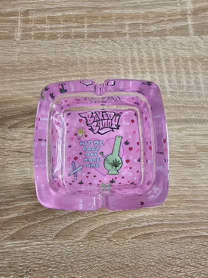 Baked Bunny Glass Ash Trays