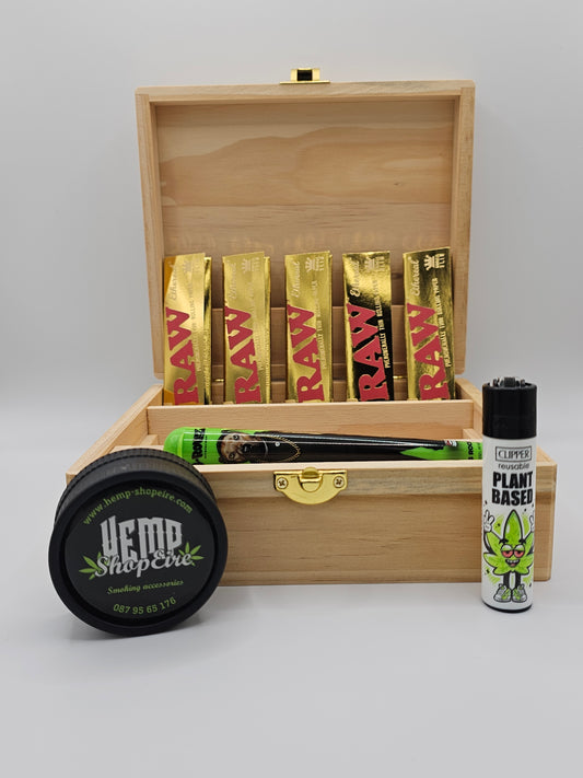 Raw Ethereal Rolling Box Combo + Biodegradable Hemp-shopeire