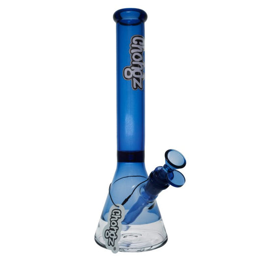 Chongz Glass 30cm Cool Blue “Opulence” Beaker Ice Bong