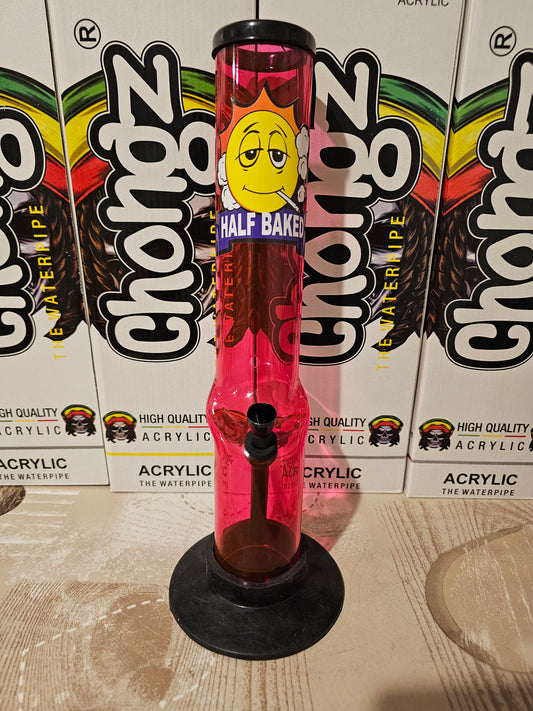 Half Baked 30cm Acrylic Bong Pink
