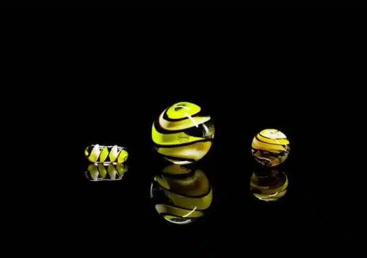 Terporium Twisted Cane Terp Slurper Set Yellow